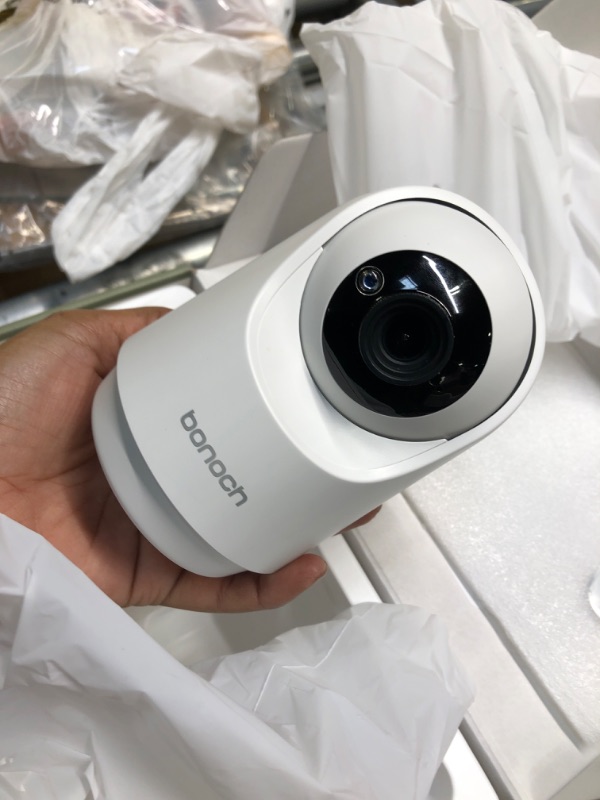 Photo 1 of bonoch Baby Monitor with Camera and Audio, 7" 720P HD Video Baby Monitor No WiFi, 6000mAh Battery, VOX Mode, Auto Night Vision, Hack Proof, Remote PTZ, 8 Lullabies Baby Camera Monitor 7" 720p with 1 camera