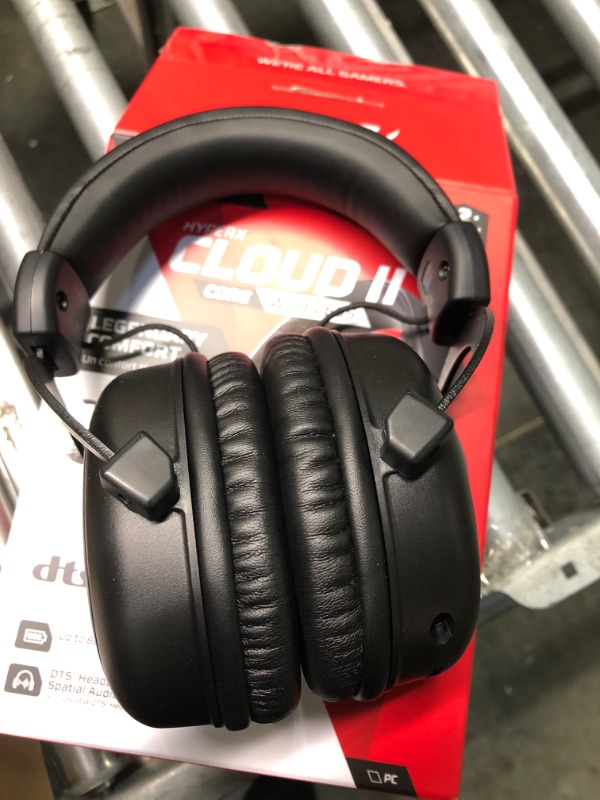 Photo 1 of HyperX Cloud II Core Wireless - Gaming Headset for PC, DTS Headphone:X Spatial Audio, Memory Foam Ear Pads, Black