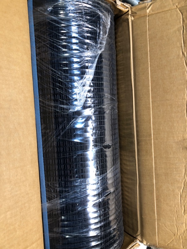 Photo 2 of KANERS Black Vinyl Coated Hardware Cloth 1/2 in 24”x100’ 19 Gauge, Welded Wire Fencing Chicken Wire Mesh Roll Cage Wire Netting