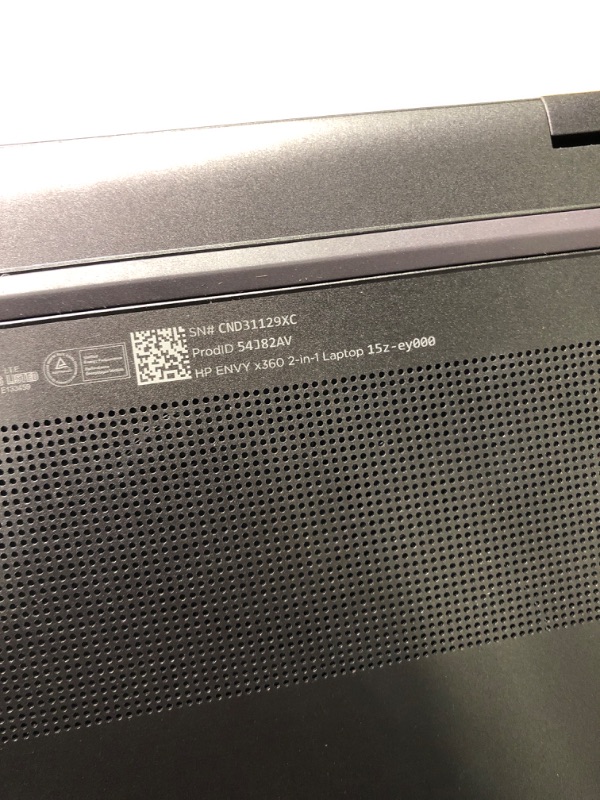 Photo 9 of HP ENVY x360 Convertible 15-inch Laptop, AMD Ryzen 7 5825U processor, AMD Radeon Graphics, 8 GB RAM, 512 GB SSD, Windows 11 Home (15-eu1026nr, Nightfall black aluminum)