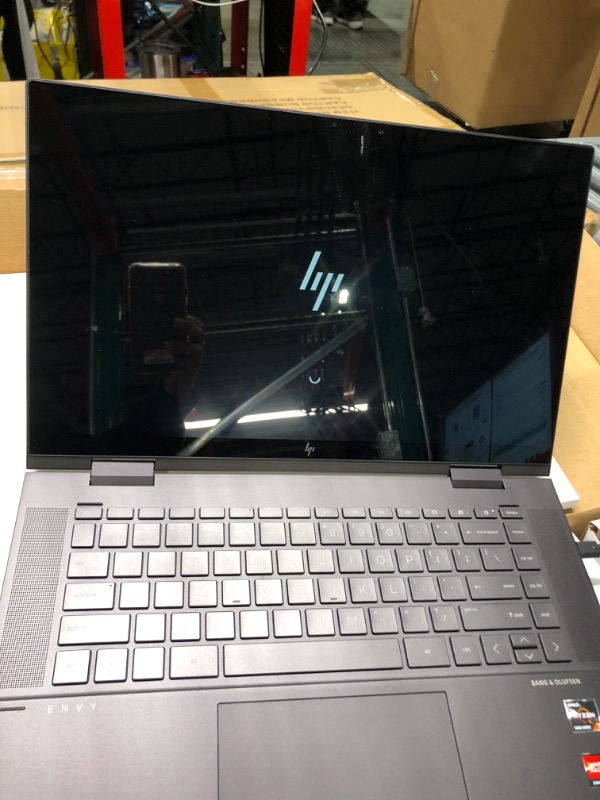 Photo 8 of HP ENVY x360 Convertible 15-inch Laptop, AMD Ryzen 7 5825U processor, AMD Radeon Graphics, 8 GB RAM, 512 GB SSD, Windows 11 Home (15-eu1026nr, Nightfall black aluminum)