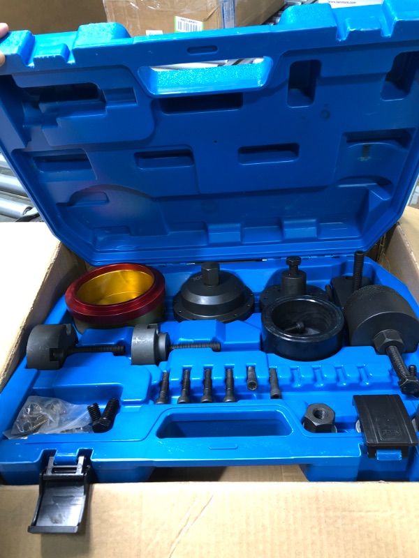 Photo 1 of DPTOOL Crankshaft Seal Removal Kit,Crankshaft Front and Rear Oil Seal Remover and Installer Kit Compatible with BMW N40 N42 N45 N45T N46 N46T N52 N53 N54 N55 Engine for 10 models engine