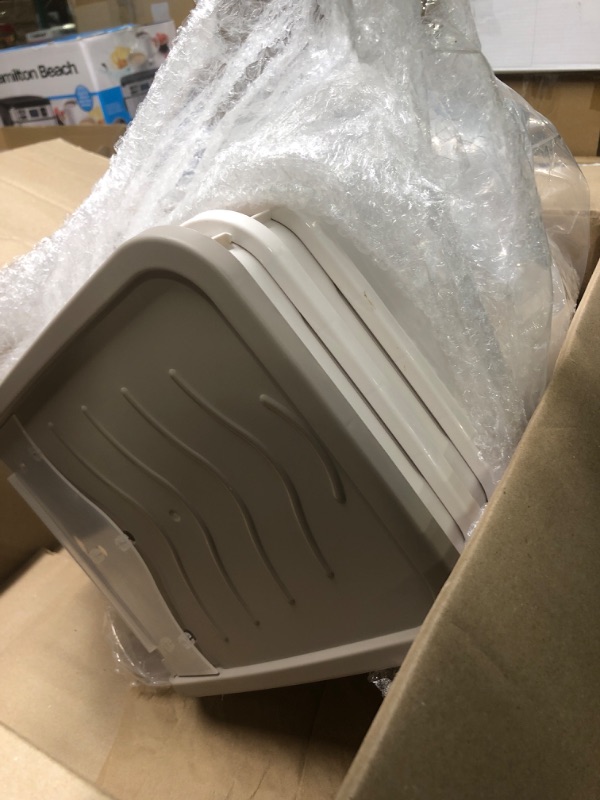 Photo 1 of ******FOR PARTS****** Bokon 3 Pcs Dog Food Storage Container, 15 Lbs Airtight Cat Treat Rice Bin with Measuring Cup Bulk Large Pet Dry Food Storage Moisture Sealed Bucket for Treats Storage Supplies 33 Lbs Rice Capacity