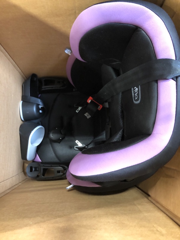 Photo 3 of Evenflo Maestro Sport Convertible Booster Car Seat, Forward Facing, High Back, 5-Point Harness, For Kids 2 to 8 Years Old, Whitney Pink