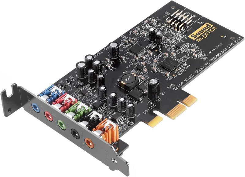 Photo 2 of Creative Sound Blaster Audigy FX PCIe 5.1 Internal Sound Card with High Performance Headphone Amp for PCs 106 dB (2022 Version)