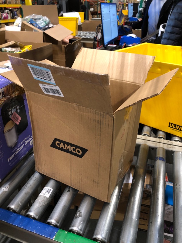 Photo 1 of Camco Large Battery Box with Straps and Hardware - Group 27, 30, 31 |Safely Stores RV, Automotive, and Marine Batteries | Measures Inside 7-1/4" x 13-1/4" x 8-5/8" | (55373) Frustration Free Packaging Large Battery Box