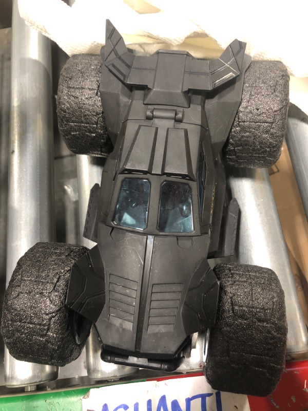 Photo 3 of ********* FOR PARTS ******* DC Comics, Batman Stunt Force Batmobile, Indoor Remote Control Car, Turbo Boost & Crazy Stunts, Collectible Super Hero Kids Toys for Boys and Girls 4+