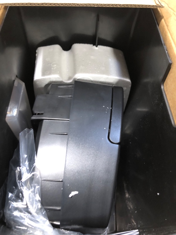 Photo 1 of Bonsaii 12-Sheet Cross Cut Paper Shredder, 10-Minute 5.5 Gal Home Office Heavy Duty Shredder for Paper, Credit Card, Mails, Staples, with Transparent Window, High Security Level P-4 (C275-A) 1 0 Mins-5.5Gal