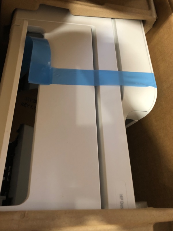 Photo 1 of HP DeskJet 4155e Wireless Color All-in-One Printer & 67XL Tri-Color High-Yield Ink Cartridge | 3YM58AN & 67XL Black High-Yield Ink Cartridge | 3YM57AN Printer + Tri-color Ink + Black Ink