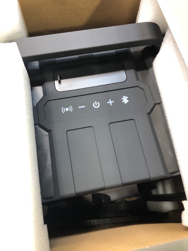 Photo 1 of Altec Lansing Sonic Boom - Waterproof Bluetooth Speaker with Phone Charger, IP67 Outdoor Speaker, 3 USB Charging Ports, 50 Foot Range & 20 Hours Battery Life