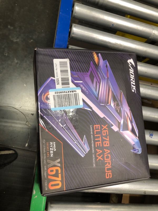 Photo 2 of GIGABYTE X670 AORUS Elite AX (AM5/ LGA 1718/ AMD/ X670/ ATX/ 5 Year Warranty/ DDR5/ Quad M.2/ PCIe 5.0/ USB 3.2 Gen2X2 Type-C/AMD WiFi 6E/ 2.5GbE LAN/Q-Flash Plus/M.2 EZ-Latch/Gaming Motherboard) X670 AORUS ELITE AX Bundle X670