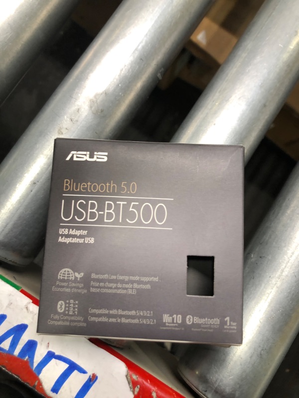 Photo 1 of ASUS USB-BT500 Bluetooth 5.0 USB Adapter with Ultra Small Design, Backward Compatible with Bluetooth 2.1/3.x/4.x