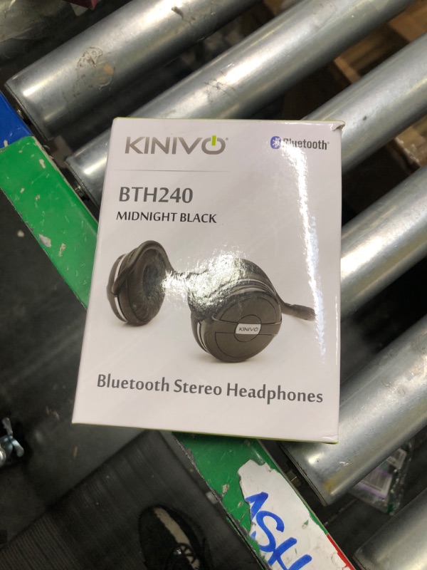 Photo 1 of Kinivo BTH240 Bluetooth Headphones (Black, On-Ear, Wireless Music, Hands-Free Calling, Built-in Mic, Foldable, Memory Form Earpads, Travel Bag)