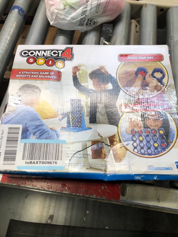 Photo 2 of Connect 4 Spin Game, Features Spinning Connect 4 Grid, 2 Player Board Games for Family and Kids, Strategy , Ages 8 and Up