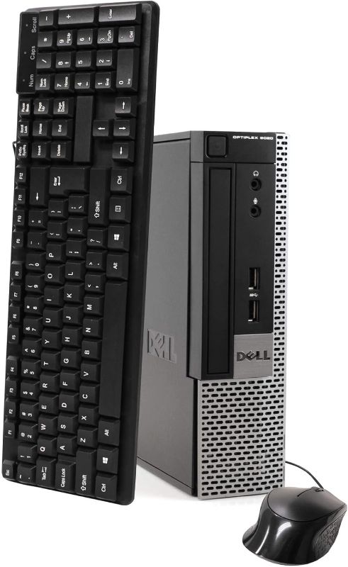 Photo 1 of Dell Optiplex 9020 Ultra Small Desktop Computer PC, Intel Core i5-4570S, 16GB Ram, 256GB Solid State SSD, 4K Support, WiFi, Bluetooth, HDMI, Win 10 Pro(Renewed) 16GB RAM | 256GB SSD