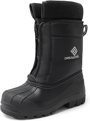 Photo 1 of DREAM PAIRS Boys Girls Waterproof Winter Snow Boots