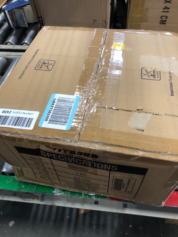 Photo 1 of VIVOSUN 5 Tier Vertical Gardening Stackable Planter for Strawberries, Flowers, Herbs, Vegetables, Black Black 1-Pack