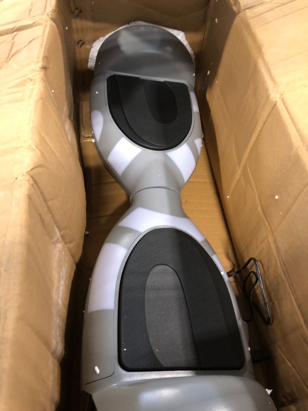 Photo 3 of ***NEEDS NEW BATTERY*** Jetson All Terrain Light Up Self Balancing Hoverboard with Anti-Slip Grip Pads, for riders up to 220lbs Gray