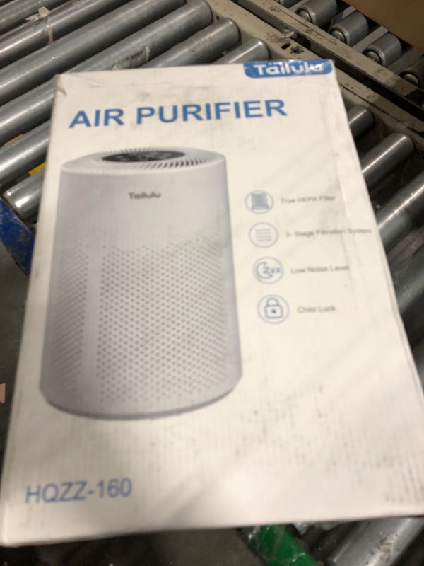 Photo 2 of Air Purifier for Bedroom, H13 True HEPA Air Purifier for Home Large Room Up to 1722ft², with Night Light, Sleep Mode for Allergies Pets Dust Smoke Pollen Dander Hair Smell and Dog Odor Ice-Blue
