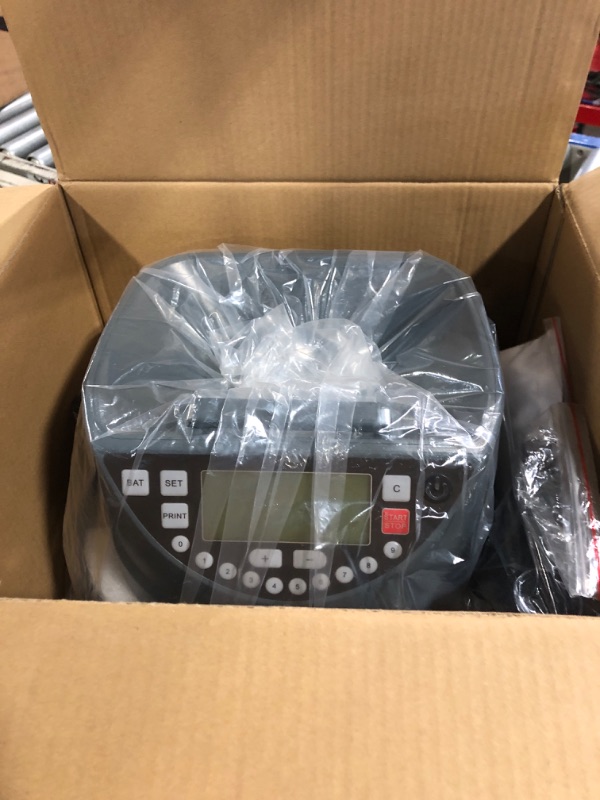 Photo 1 of Aneken Coin Counter and Sorter with TFT Display - Coin Counter Machine That Can Counts and Sorts 5 Coin Values - High Speed up to 300 Coins Per Minute for Efficient Money Management