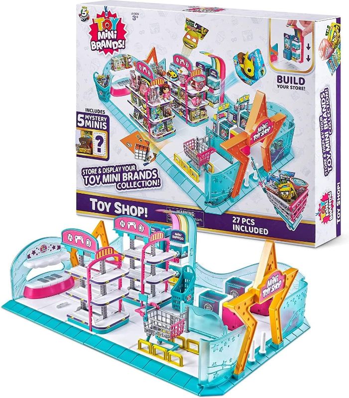 Photo 1 of 5 Surprise Toy Mini Brands - Mini Toy Shop Playset by ZURU (Series 2) Exclusive and Mystery Collectibles