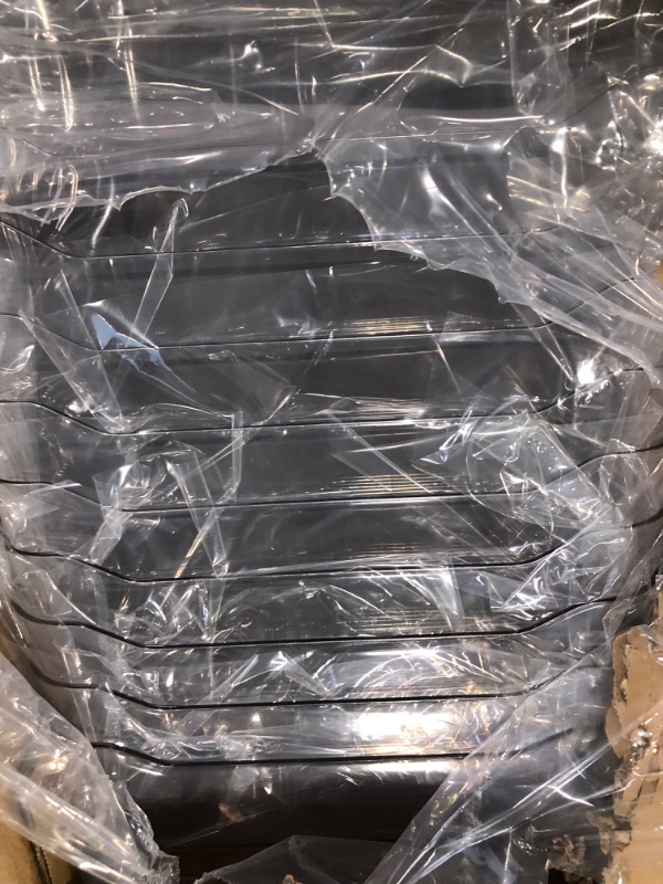 Photo 1 of [ 12 Pack ] Multi-Use Clear Bins for Organizing - Fridge, Refrigerator Organizer Bins - Pantry Organization and Storage - Plastic Containers for Home, Kitchen, Freezer, SOHO Collection, Canbinet, RV