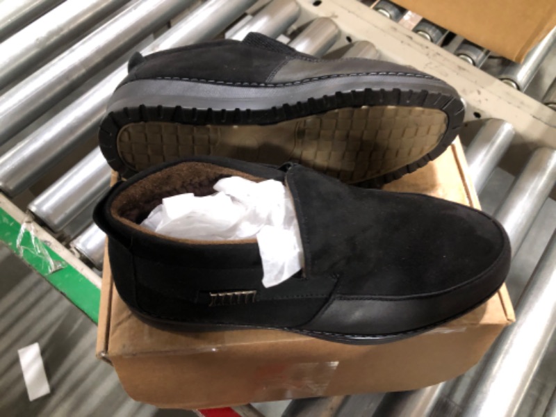 Photo 1 of COSIDRAM Men Shoes Winter Snow Boots Cotton-padded Slip on Casual Warm Walking Sneakers House Shoes (size 9)
