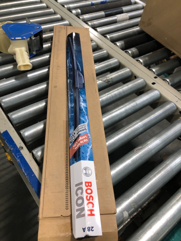Photo 1 of Bosch Automotive ICON Wiper Blades 28A13A (Set of 1) Fits Honda: 19-09 Fit, Hyundai: 16-11 Elantra, Kia: 18-14 Forte, Toyota: 19-12 Prius C +More, Up to 40% Longer Life, Frustration Free Packaging 28A and 13A Frustration Free Combo Wiper Blades