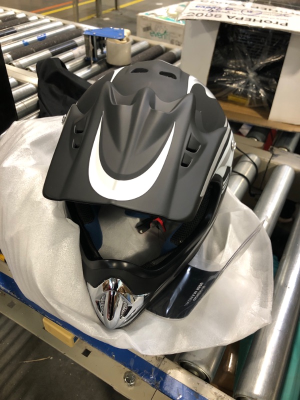 Photo 1 of AHR H-VEN20 DOT Adult Full Face Motocross Helmet Off Road Dirt Bike Motorcycle ATV M