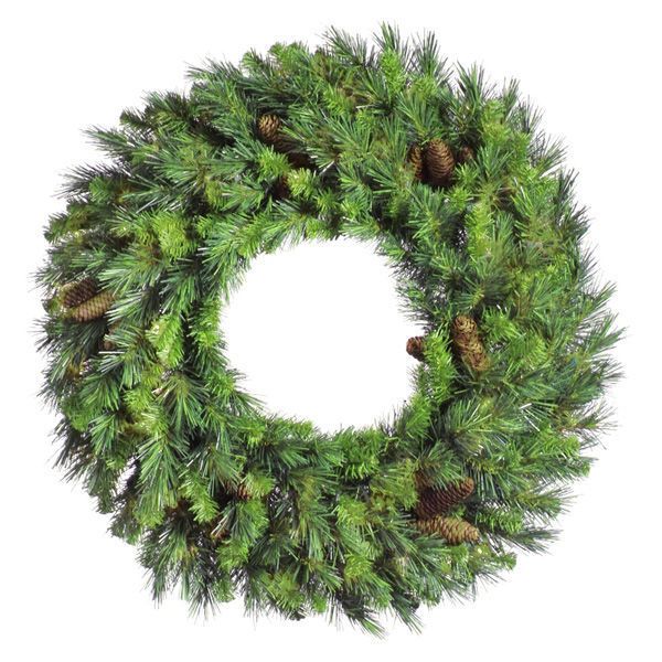 Photo 1 of 3.5 ft. Christmas Wreath