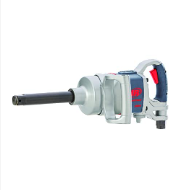 Photo 1 of Ingersoll Rand 2850MAX-6 1" Extension Anvil Impact, 6" & 2145QiMAX 3/4” Drive Air Impact Wrench – Quiet Technology, 1,350 ft-lbs Powerful Reverse Torque Output, 7 Vane Motor, Steel Hammer Case, Gray 2850MAX-6 with Extended Anvil Wrench + Wrench