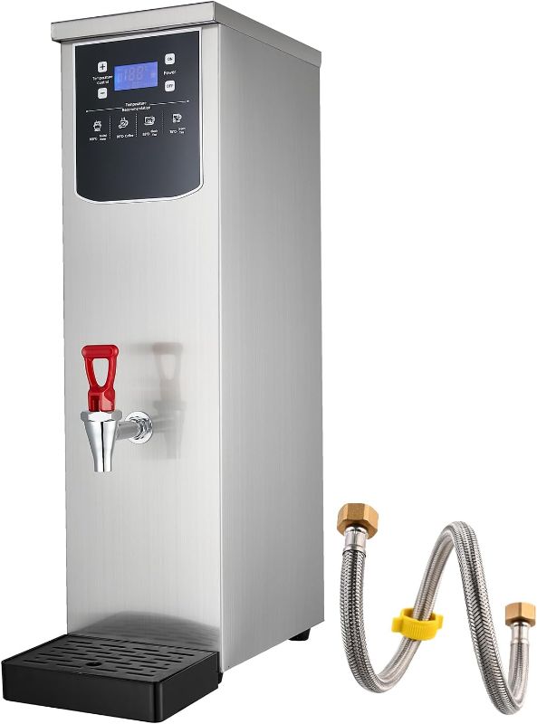 Photo 1 of *Similar Item* * Similar Color* Commercial Hot Water Dispenser Commercial Water Boiler Large Capacity Electric Dispenser, 50L/13Gal Hot Water per Hour, Stainless Steel, 1600W Fast Heating for Tea Coffee Restaurant Hotel Office