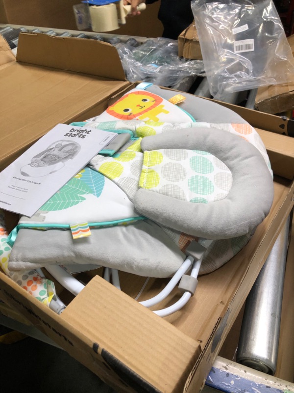 Photo 1 of Bright Starts Whimsical Wild Comfy Baby Bouncer Seat with Soothing Vibration and Music