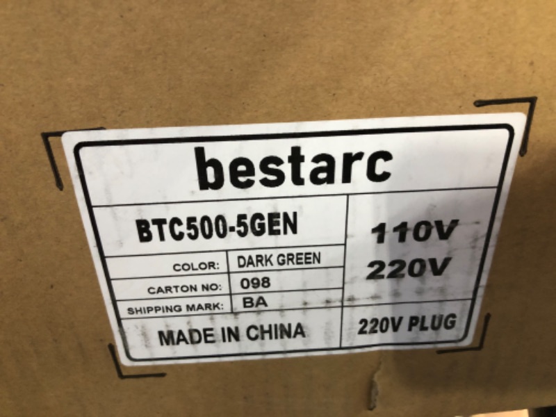View 4 of bestarc Plasma Cutter, BTC500 5th Generation 50Amps Plasma With LCD Large Screen Display Dual Voltage 110/220V, Plasma Cutting Machine With 220V Power Plug BTC500 5GEN 110/220