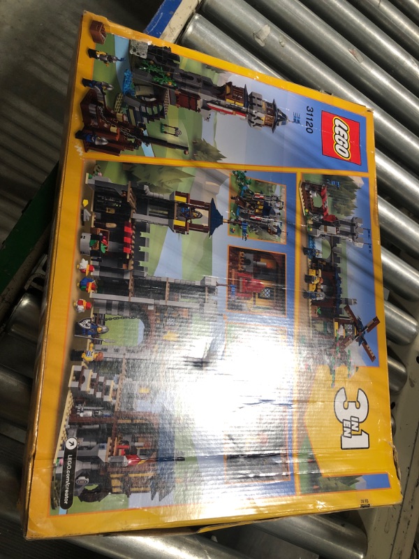 Photo 2 of LEGO Creator 3in1 Medieval Castle 31120 Building Toy Set for Kids, Boys, and Girls Ages 9+ (1,426 Pieces) Standard Packaging