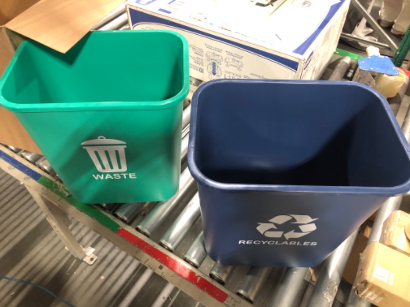 Photo 1 of 2 waste bins