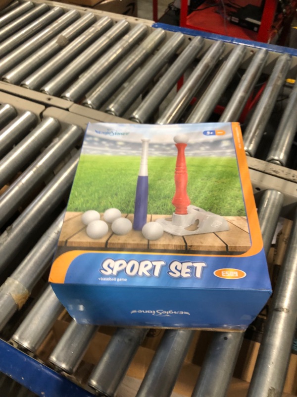 Photo 1 of EagleStone T Ball Sets for Kids 3-5, 5-8, Tee Ball Set for Toddlers, Baseball Outdoor Toy Includes 6 Large Balls, Adjustable Teeball Batting Tee, Tball Games for Boys & Girls, Kids Ages 3-12 Years Standing