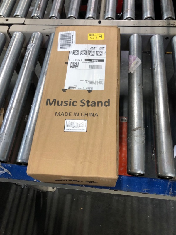 Photo 1 of 70 in Vekkia Sheet Music Stand-Metal Professional Portable Perforated Music Stand with Carrying Bag,Folding Adjustable Music Holder,Super Sturdy suitable for Instrumental Performance & Band & Travel 70in Perforated