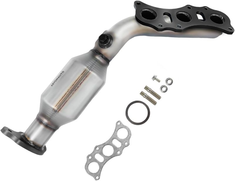 Photo 1 of ABYSMAUTO Left Catalytic Converter Compatible with Toyota 4Runner 03-09/ Tacoma 05-11/ FJ Cruiser 07-09/ Tundra 05-06 4.0L Catalytic Convertor Direct-fit Euro 4 16390 (EPA Compliant)
