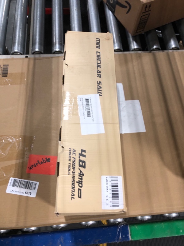 Photo 1 of Mini Circular Saw, 4.8 Amp 4-1/2 Inch Compact Electric Circular Saw with Laser Cutting Guide, 24T Blade, 3700RPM Small Circular Saws, 0°-90° Adjusted, Max depth 48cm, Perfect for Wood and Plastic Cuts