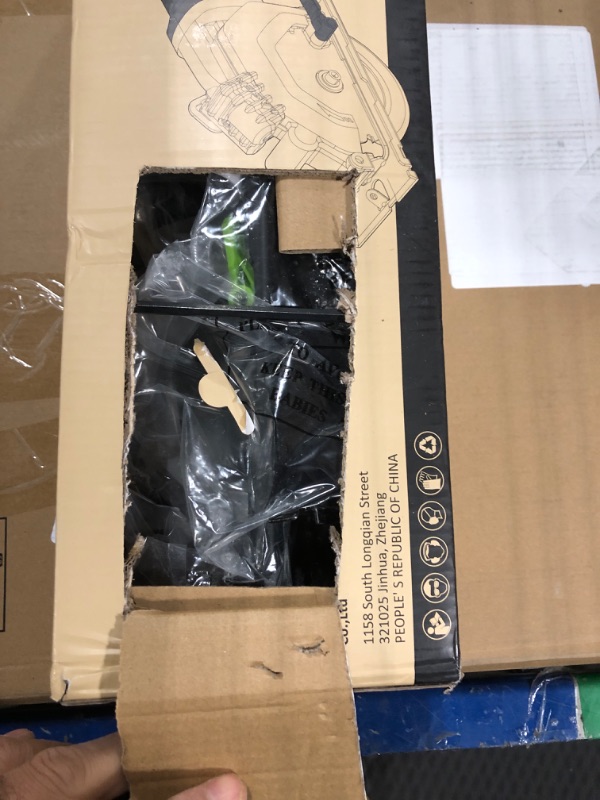 Photo 1 of Mini Circular Saw, 4.8 Amp 4-1/2 Inch Compact Electric Circular Saw with Laser Cutting Guide, 24T Blade, 3700RPM Small Circular Saws, 0°-90° Adjusted, Max depth 48cm, Perfect for Wood and Plastic Cuts