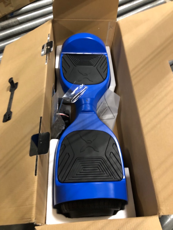 Photo 4 of **** NEEDS NEW BATTERY****Hover-1 Drive Electric Hoverboard | 7MPH Top Speed, 3 Mile Range, Long Lasting Lithium-Ion Battery, 6HR Full-Charge, Path Illuminating LED Lights Blue