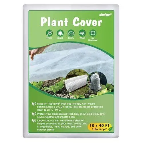 Photo 1 of 
10x40ft Plant Cover Freeze Protection Winter 1.06 Oz/yd² Thick Frost
Find 10x40ft Plant Cover Freeze Protection Winter 1.06 Oz/yd² Thick Frost Cloth Bl... on eBay in the category Home & Garden>Yard, Garden & Outdoor Living>Plant Care, Soil ...