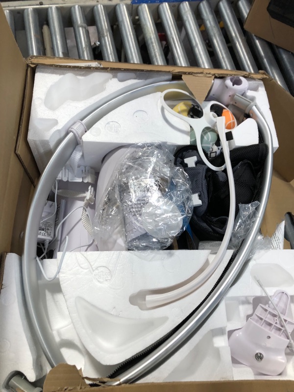 Photo 1 of 4moms mamaRoo 4 Multi-Motion Baby Swing + Safety Strap Fastener, Bluetooth Baby Swing with 5 Unique Motions, Cool Mesh Fabric, Dark Grey