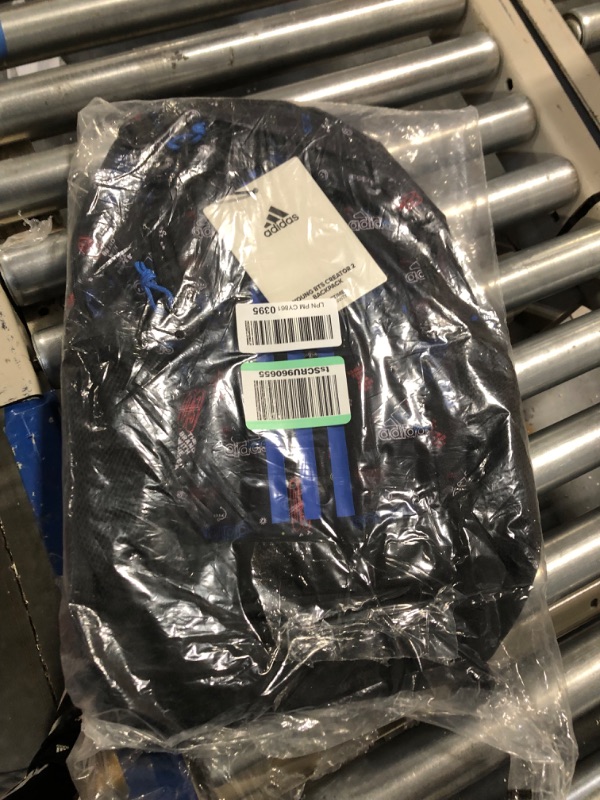 Photo 1 of adidas Creator 2 Backpack, Icon Brand Love Black/Bright Royal Blue, One Size