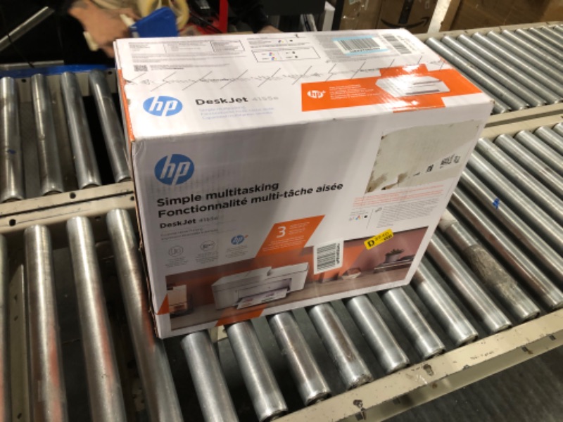 Photo 2 of HP DeskJet 4155e Wireless Color All-in-One Printer & 67XL Tri-Color High-Yield Ink Cartridge | 3YM58AN & 67XL Black High-Yield Ink Cartridge | 3YM57AN Printer + Tri-color Ink + Black Ink