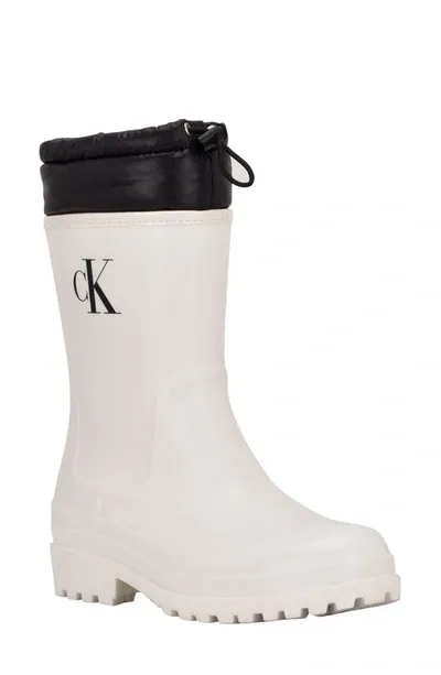 Photo 1 of CALVIN KLEIN Abay Rain Boot In White 140