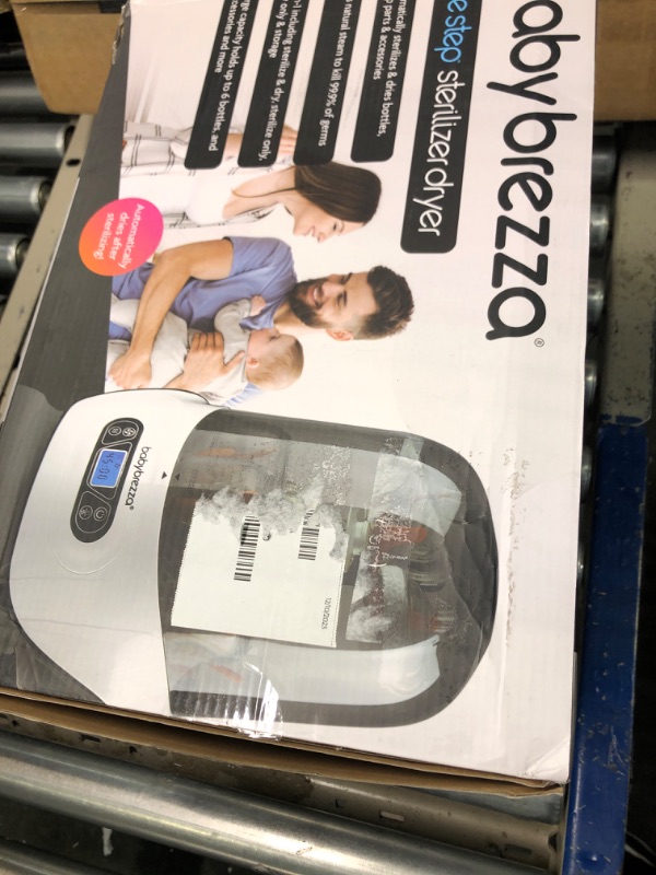 Photo 1 of Baby Brezza Baby Bottle Sterilizer and Dryer Machine – Electric Steam Sterilization - Universal Fit - Pacifiers, Glass, Plastic, and Newborn Feeding Bottles
