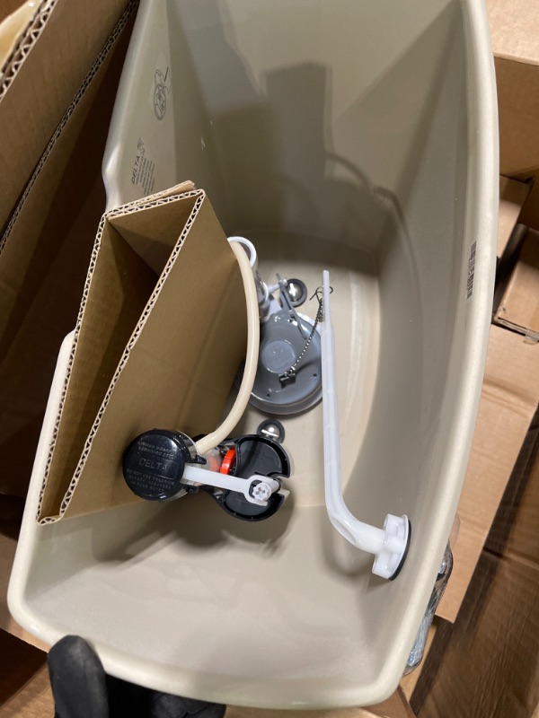 Photo 1 of ***FINAL SALE/NO RETURN, VIEW NOTES*** Foundations 2-piece 1.28 GPF Single Flush Elongated Toilet in White