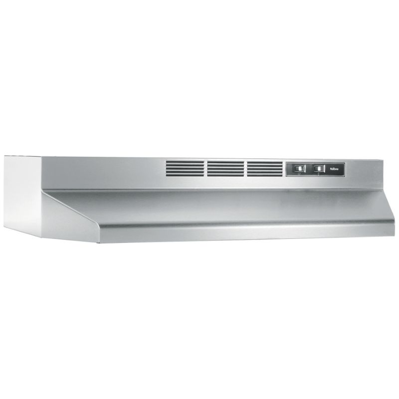 Photo 1 of NuTone RL6230SS Non-duct, 30”, Under-cabinet Range Hood in Stainless Steel